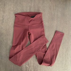 Maroon lulu leggings